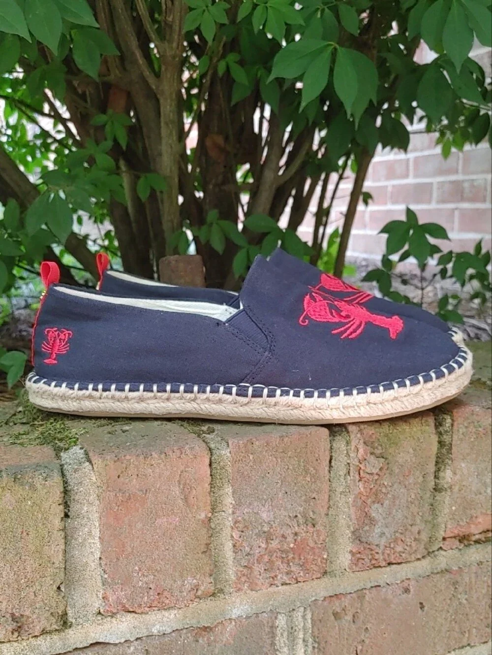 Crown & Ivy Skylar Red Lobster Embroidery Size 8 (1069)